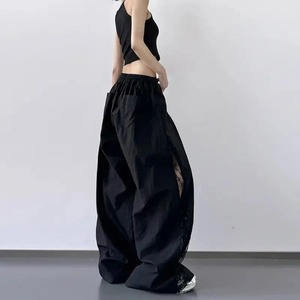 Vintage Cargo Causal Baggy Wide Leg Pants for <b>Women</b> Female Fashion Patchwork Lace Parachute <b>Trousers</b> <b>Summer</b> Streetwear - Product Image 4