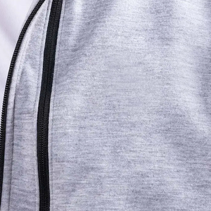 2024 entrenamiento personalizado Jogging cómodo cremallera sudaderas con capucha de alta calidad 100% algodón pulóver logotipo personalizado francés Terry sudaderas con capucha en blanco - Product Image 2