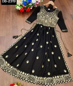Indische traditionelle Frauen tragen Salwar Kameez Suit für Hochzeits kleidung und Festival Function Wear Kleid und Anarkali Kleider und Kurtis