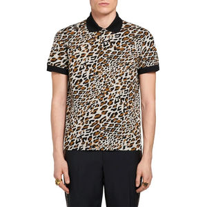 2024 nuevos hombres para camisas algodón sólido estampado transpirable ecológico secado rápido Casual camisa de manga corta diseño de etiqueta personalizada - Product Image 1