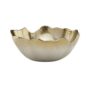 Tazón de fruta de Metal con acabado plateado, tazón de Metal hecho a mano de diseñador, fabricante y exportador, tazón de Metal decorativo personalizado - Product Image 4