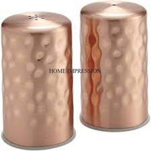 Molinillo de sal y pimienta de Metal chapado en oro de alta calidad de diseñador elegante único de arte creativo moderno con Base de mármol blanco de la India - Product Image 4