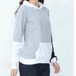 Sweat à capuche à manches longues imprimé tie-dye pour femme avec broderie de logo personnalisée Vêtement de sport confortable - Product Image 3