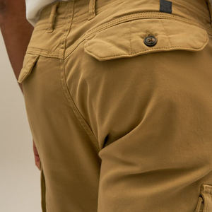 100% Nylon Men's Casual Baggy <b>Cargo</b> <b>Shorts</b> <b>Elastic</b> <b>Waist</b> Plus Size Multi-Pockets Solid High Street Style Beach <b>Shorts</b> Canvas - Product Image 4