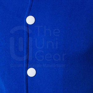 Chaqueta con letras de béisbol universitario para hombre de alta calidad para ropa de calle de invierno diseño personalizado cuello alto logotipo frontal 100% algodón - Product Image 3