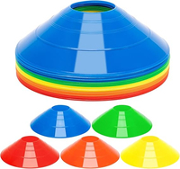 Conos de Entrenamiento de Hockey al por Mayor, Juego de Conos de Plástico Flexibles y Duraderos de Alta Calidad, con Logotipo Personalizado del Equipo, para Jugadores Adultos