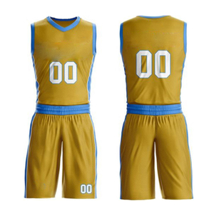 Maillot de basket-ball à sublimation personnalisée ensemble d'uniformes d'équipe à quantité minimale de commande bas - Product Image 3