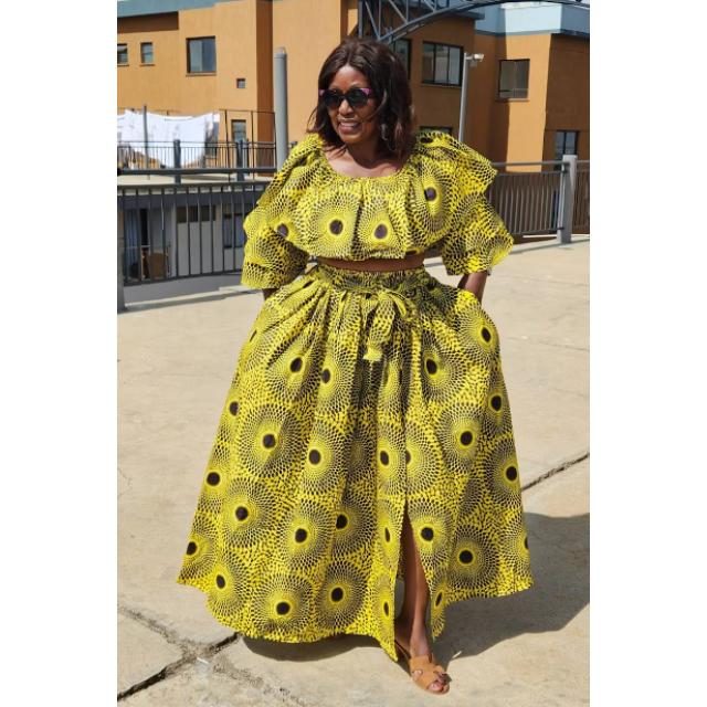 Off Shoulder Ankara Tops Elegant African Print Crop Tops