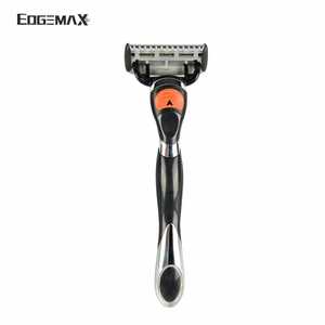 Çinko alaşım kolu yüz tıraş bıçağı 5 paslanmaz çelik bıçaklar kolay durulayın kartuşu ile erkek tıraş için - Product Image 4