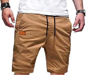 กางเกงขาสั้นออกกำลังกายฟิตเนสสำหรับผู้ชายไซส์ใหญ่ เอวยางยืด แห้งเร็ว ระบายอากาศ กันน้ำ กันลม เป็นมิตรกับสิ่งแวดล้อม ผลิตจากโพลีเอสเตอร์ - Product Image 5