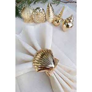 Élégant ensemble décoratif de ronds de serviette en métal pour la décoration de table à manger avec un design intemporel parfait pour toute occasion - Product Image 1