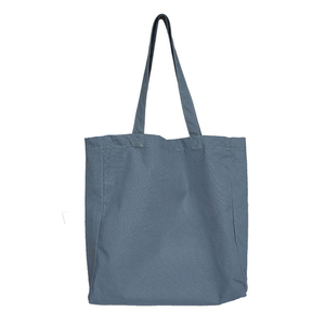 Bolso de compras de moda de hombro de gran capacidad para mujer, bolso de lona con logotipo personalizado impreso, bolso de lona de algodón de Color Natural reciclable - Product Image 3