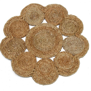 Napperons de Table à manger en Jute, tapis ronds en corde de coton, tissu 100% coton, destiné à l'exportation depuis le Bangladesh, 2023 - Product Image 1