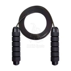 Chất lượng cao <span class=keywords><strong>2025</strong></span> bỏ qua sợi dây thừng với trọng lượng nhẹ thiết kế có thể điều chỉnh chiều dài da xử lý unisex cho tập thể dục hàng ngày - Product Image 4