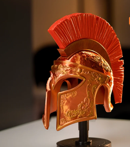 Juego de gladiador casco espartano soldado batalla traje Medieval Cosplay griego Sparta antiguo romano Corintio acero - Product Image 1