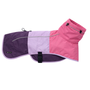 Manteau de pluie rose lilas violet pour chien, imperméable, à capuche, léger, coupe-vent, pour chiens de taille moyenne à grande - Product Image 4