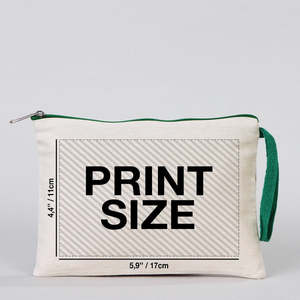 Pochette de luxe faite à la main, sac à main personnalisé en coton vert avec fermeture éclair 8x6, style sur mesure pour femmes avec chaînes et sangles - Product Image 2