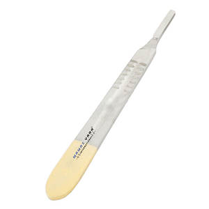 เครื่องมือผ่าตัดที่มีความแม่นยำ ใบมีดสแตนเลส ด้ามจับสีทอง # มาตรฐานความปลอดภัยในการดำเนินการทางการแพทย์ด้วยแหล่งพลังงานแบบแมนนวล 4 แบบ-MOL - Product Image 1