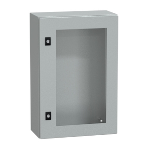 For Schneider <b>Electric</b> NSYCRN64200T Panel Set with CRN Door IP66 IK08 RAL7035 H600xW400xD200 Electronics & <b>Instrument</b> Enclosure - Product Image 1