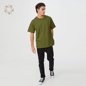Nouveau T-shirt Sportif Oversize Personnalisé pour Homme 2025 - Vente en Gros, Impression de Logo Personnalisé, Manches Courtes d'Été, 100% Coton Tricoté - Product Image 4
