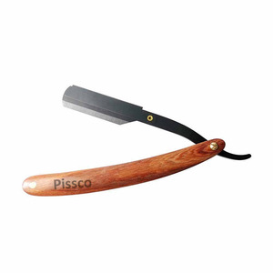 Nouveau design de rasoir de barbier avec lame remplaçable, rasoir droit manuel pour hommes en acier inoxydable allemand - Product Image 1