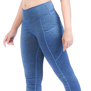 Nouveau design maille à séchage rapide taille haute Fitness femmes Leggings haut tendance tissu tricoté personnalisé confort respirant pantalon de Yoga - Product Image 6