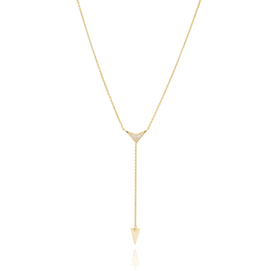 Triangle Forme Lariat Conception Collier Pendentif Turc En Gros Fabriqué À La Main 925 Bijoux En Argent Sterling - Product Image 1