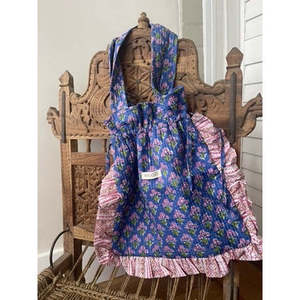 Sac fourre-tout matelassé Nivi Garden à imprimé bloc, grande capacité pour femme, sac à main tendance d'été en velours côtelé et nylon, usage quotidien, fermeture ouverte, pas cher - Product Image 1