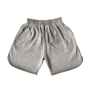 Ensemble short 2 pièces en coton High Street, ensemble de jogging teint uni, survêtement, ensemble t-shirts et shorts en coton à col rond, vêtements d'été - Product Image 4