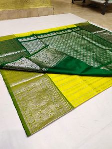 Hermoso diseñador Pallu Jacquard Work Saree Último diseño con una rica tela de seda para adultos - Product Image 4