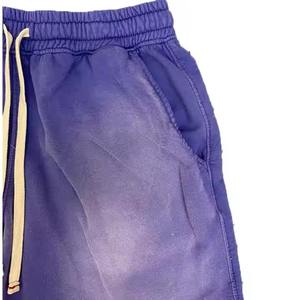 Top trending 2025 Pantalones cortos de verano Active Wear Blank Quick Dry Jogging Vintage Pantalones cortos lavados con ácido - Product Image 4