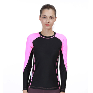 Women's UV Sun protection Long Sleeve <b>Rash</b> <b>Guard</b> Wetsuit Adjustable <b>Swimsuit</b> Top and Bottom Swimming Dress <b>Rash</b> <b>Guard</b> - Product Image 5