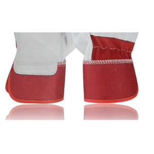 Gants de soudage de jardin en cuir Sunland Gants en cuir de chèvre Gants de travail de sécurité en cuir industriels pour la construction - Product Image 4