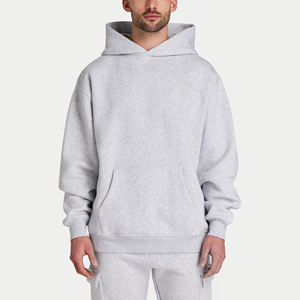 Hoodie surdimensionné en tissu épais de haute qualité, design personnalisé, en French Terry, coupe ample et ample pour homme. - Product Image 3