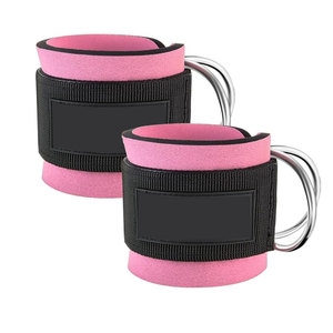 Fitness Padded <b>Ankle</b> Straps Gym Fitness Accessories Weight lifting Custom Logo <b>Ankle</b> Straps - Product Image 1