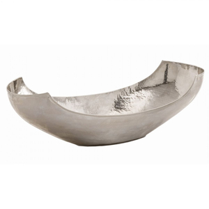 Plat de service en métal moderne de luxe plaqué argent fait à la main, très vendu, pour la table de mariage, service de nourriture et de collations - Product Image 1
