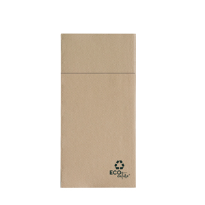 Serviettes de table jetables Eco Nature 40x40cm Point-to-Point Kanguro, 960 pièces, B2B - Product Image 2