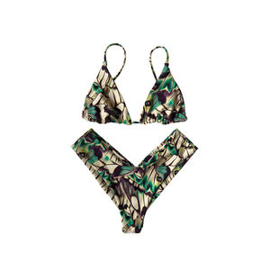 Ensemble de bikini assorti pour femmes, 2 pièces, design personnalisé, avec dentelle en strass, vêtements de plage écologiques pour couples - Product Image 6