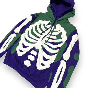 Hoodies d'hiver personnalisés 2026 avec broderie effet vieilli pour hommes – Qualité supérieure, épaules tombantes, logo personnalisé, mode unisexe, polaire, streetwear - Product Image 2