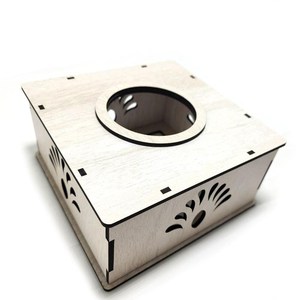 Tulay Wooden Square <b>Tissue</b> Napkin Paper <b>Holder</b> <b>Box</b> for Car Home <b>Holder</b> Wooden <b>Tissue</b> <b>Holder</b> Stand for Home Kitchen - Product Image 6