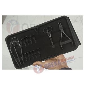 Kit de Herramientas Obexa Mini para Extensiones de Cabello con Pinzas |   Herramientas de Precisión Nano Portátiles de Acero Inoxidable de Grado Quirúrgico para Uso Comercial - Product Image 1