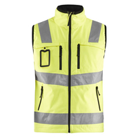 Yüksek Görünürlüklü Su Geçirmez Yansıtıcı Hızlı Kuruyan Nefes Alabilen Polyester Erkek Güvenlik Yeleği İnşaat İşleri İçin Özel Logo Baskılı