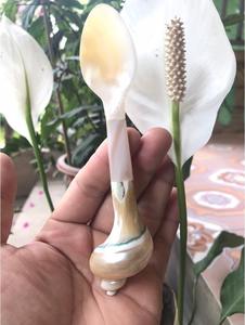 Cuillères en coquillage perlé pour la dégustation de caviar, le réglage de la table et les accessoires de cuisine fine dans les commandes en gros - Product Image 6