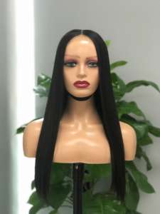 Super Silky Bone Straight Long Size <b>Lace</b> <b>Front</b> <b>Wig</b> Vietnamese Raw Hair Extensions 100% Cuticle Aligned - Product Image 2