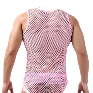 Vêtements de sport décontractés en gros pour l'entraînement, la course à pied et le fitness, débardeurs en coton et en maille, gilets de sport personnalisés, singlet d'entraînement pour hommes, respirant et à séchage rapide - Product Image 1