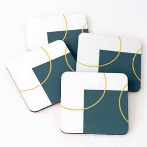 Posavasos para coche con estampado de esmalte personalizado por sublimación, posavasos para coche al por mayor con corcho, posavasos redondos de cerámica para coche, sublimación - Product Image 1