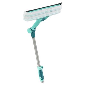 Nettoyeur de vitres 4-en-1 avec manche télescopique (190x32cm) Système CLICK 51120 en fibre de carbone et acier inoxydable pour le nettoyage domestique - Product Image 2