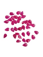Rubis naturel de haute qualité 7x5mm AAA+ certifié IGI, traité thermiquement, taille ovale facettée, calibré, rouge, bon rapport qualité-prix, vente en gros