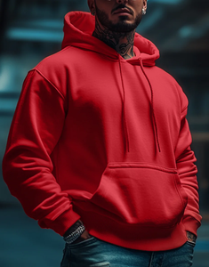 Sweat à capuche homme surdimensionné avec logo personnalisé de haute qualité 480 GSM polaire lourde 100% coton multicolore du Bangladesh - Product Image 1