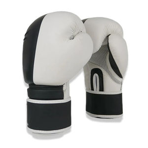 Cómodos guantes de boxeo de cuero sintético de PVC de 12oz y 16oz Guantes de entrenamiento con logotipo personalizado para niños Hombres Mujeres Venta al por mayor OEM - Product Image 1